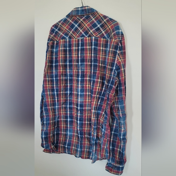 GUESS Men's Dillon Slim Fit Button Down Shirt - Picture 6 of 9